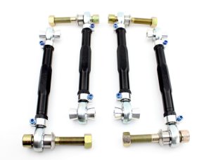 BMW M3 Control Arms - Rear Upper - SPL Parts - Adjustable Upper Camber Arm - Black Anodized - `14-`21